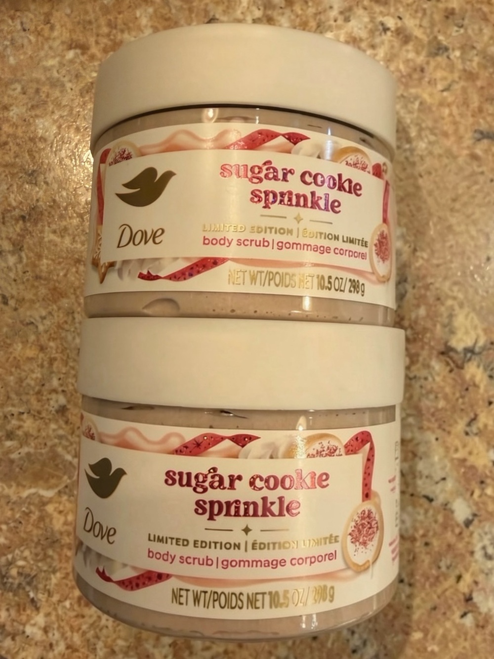 Dove Sugar Cookie Sprinkle Body Scrub Duo